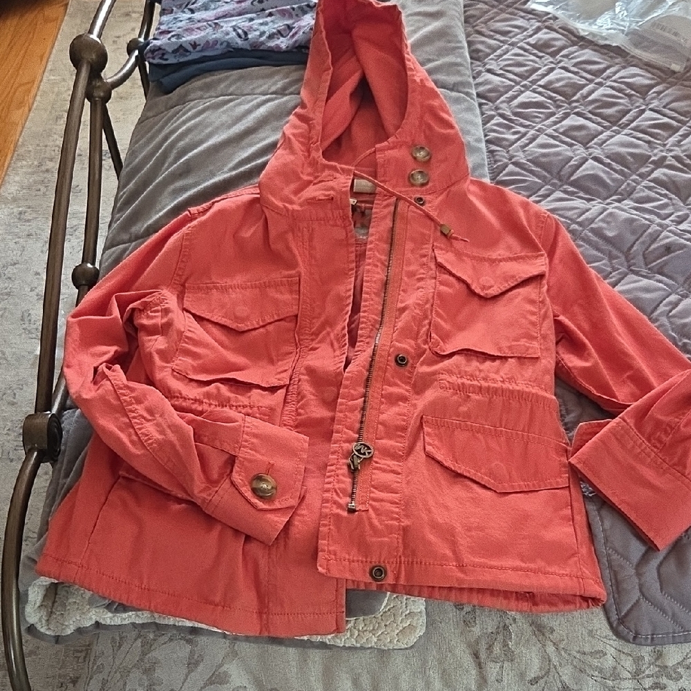Michael Kors Coral Utility Jacket